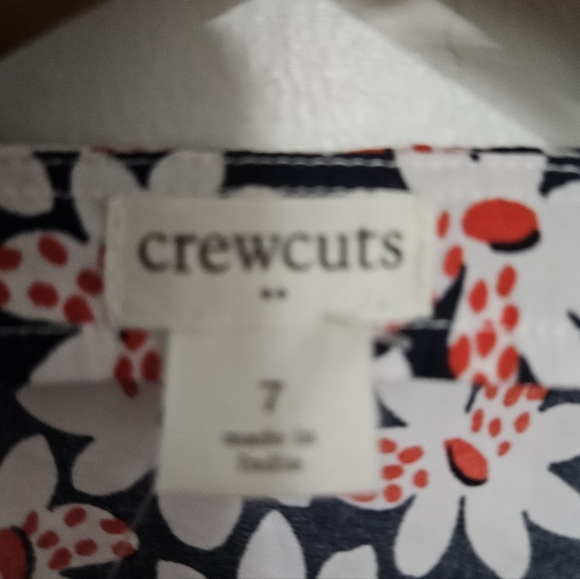 NWT J. Crew Crewcuts Girls Cotton Blend Daisy Print Dress - Picture 3 of 8